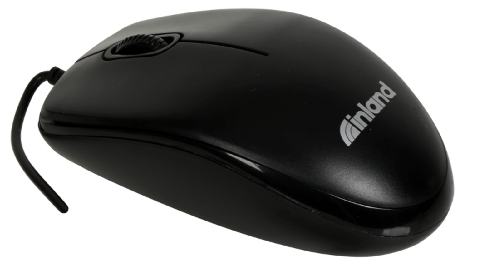 inland Optical USB Mouse 本体 Inland USB Optical Mouse - Black — MicroFusion